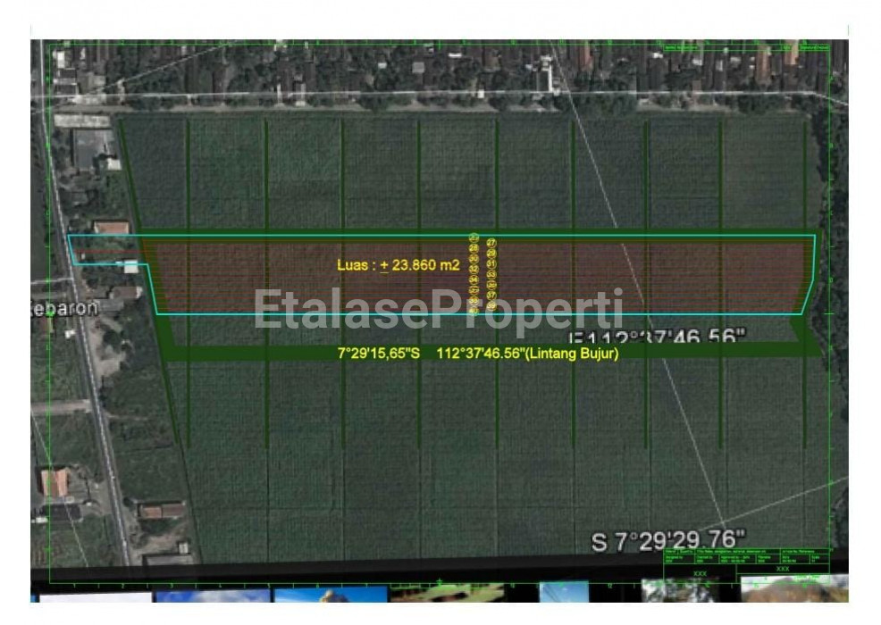 Foto properti Dijual Kavling Tanah  Desa Kebaron Kecamatan Tulangan Kabupaten Sidoarjo 1