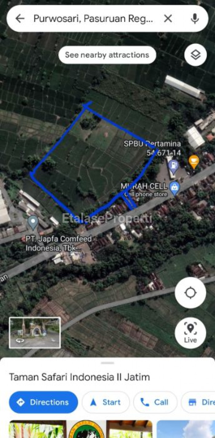 Foto properti Tanah 2ha Industri Pasuruan Buat Usaha/bisnis 1