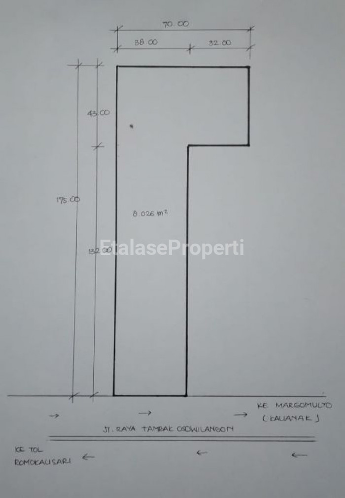 Foto properti Dijual Tanah Di Nol Jalan Raya Osowilangon 1
