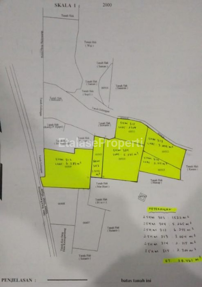 Foto properti Dijual Tanah Raya Kedamean Karangandong Driyorejo Gresik Dkt Menganti 6