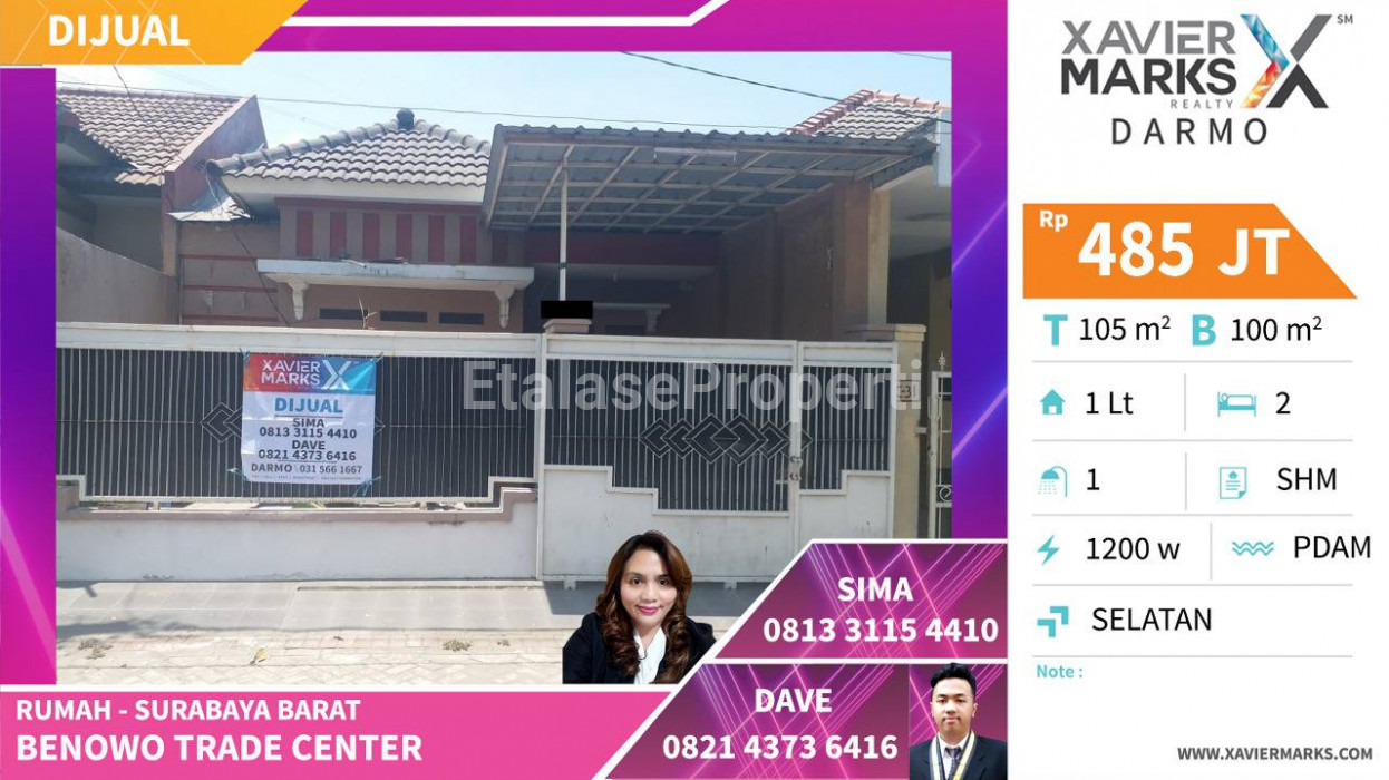 Foto properti Dijual Cepat Rumah 1 Lantai Daerah Benowo Surabaya 1
