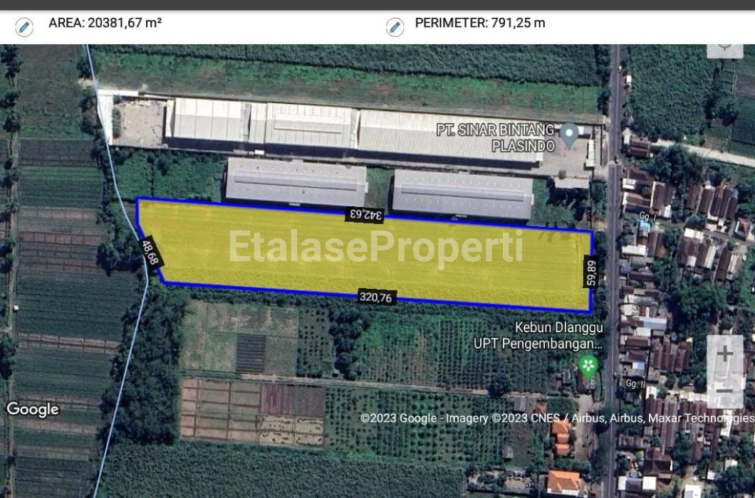 Foto properti Lahan BAGUS Zona INDUSTRI .Raya Pacing - Dlanggu - Mojokerto 1