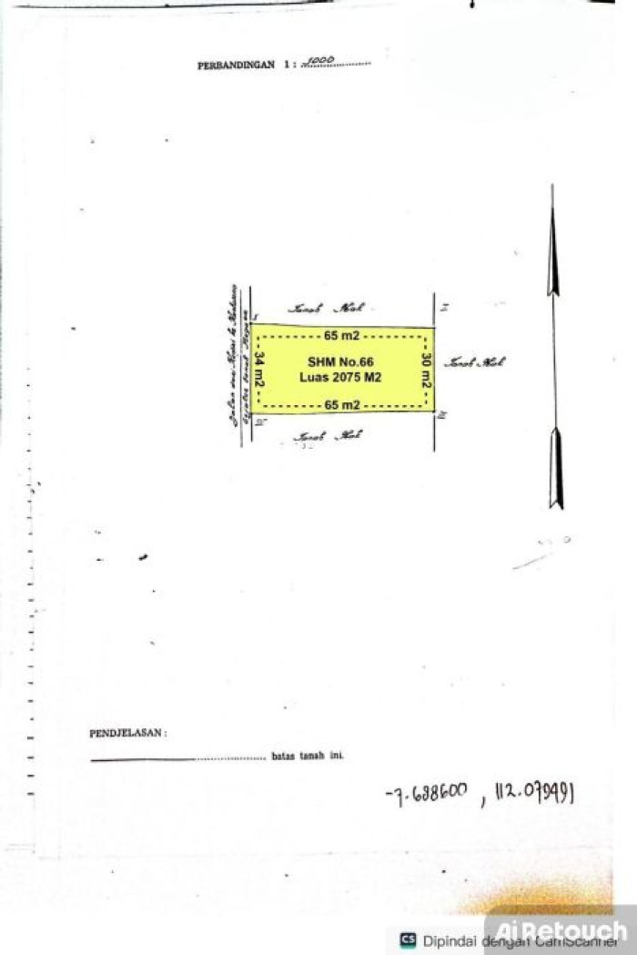 Foto properti JUAL CEPAT BUTUH CEPAT LAKU TANAH Di RAYA PAPAR - KEDIRI 2