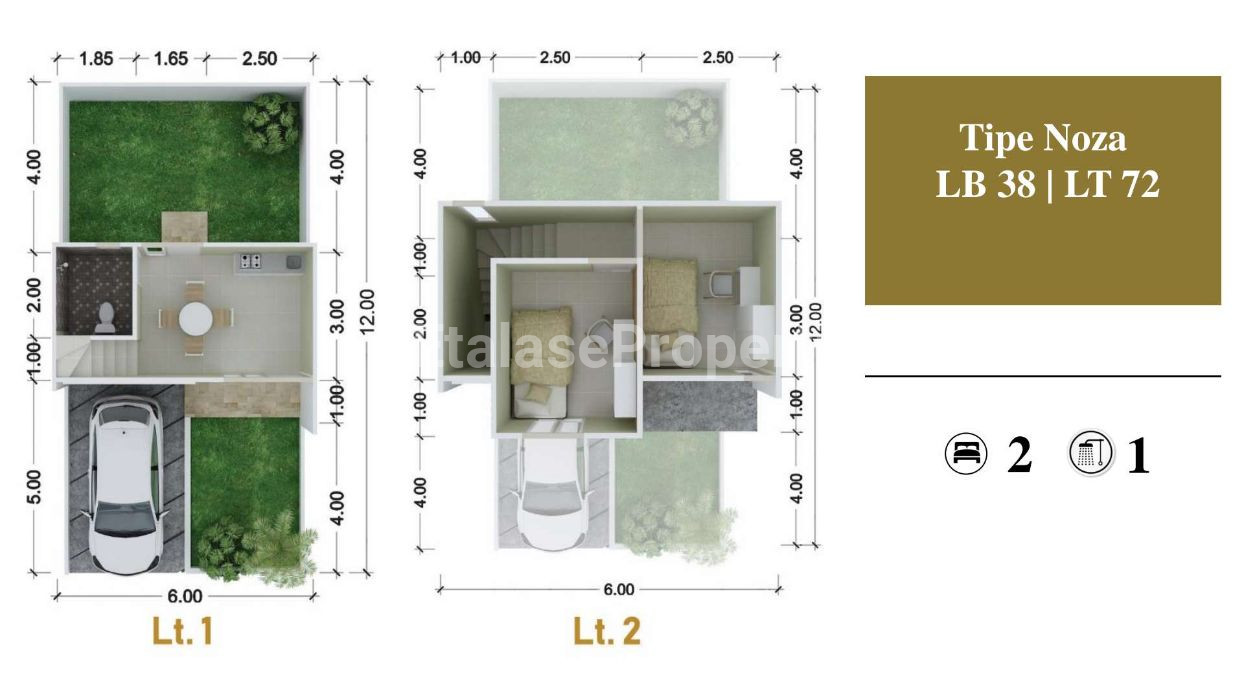 Foto properti (Primary)GRAND ALEXANDRIA FORTUNE TIPE NOZA BY JAYALAND START 500 JTAN 2 LANTAI 2