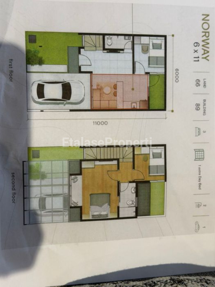 Foto properti Dijual Cepat Rumah Baru Di Wisata Bukit Mas Cluster Norway (Chelsea) 4