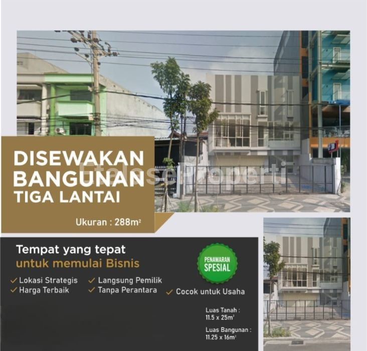 Foto properti *Disewakan Perkantoran Dekat Pelabuhan (nol Jalan)   Bangunan 3 Lantai 1