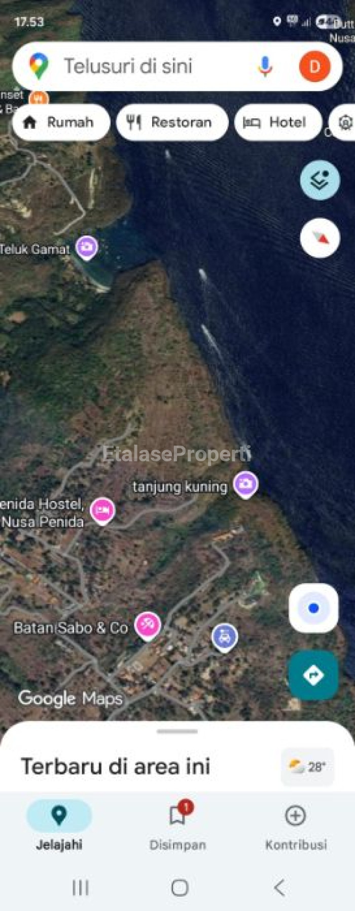 Foto properti DIJUAL LAHAN Lokasi NUSA PENIDA 1