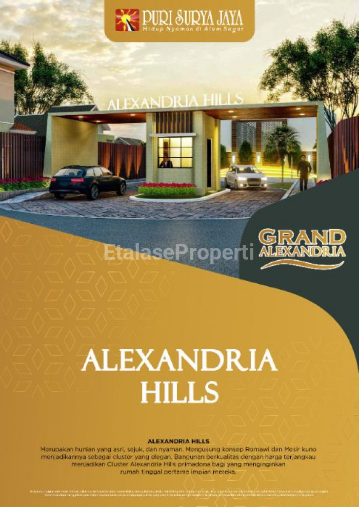Foto properti (PRIMARY)ALEXANDRIA HILLS TIPE ALENA BY JAYALAND HARGA 500 JTAN LISTRIK UNDERGROUND 2