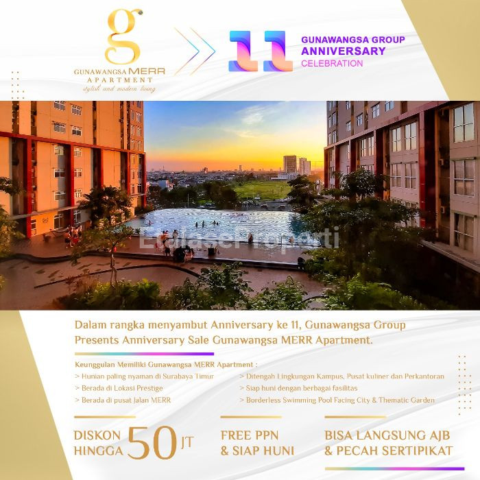 Foto properti Dijual Apartment MERR Tower A 1